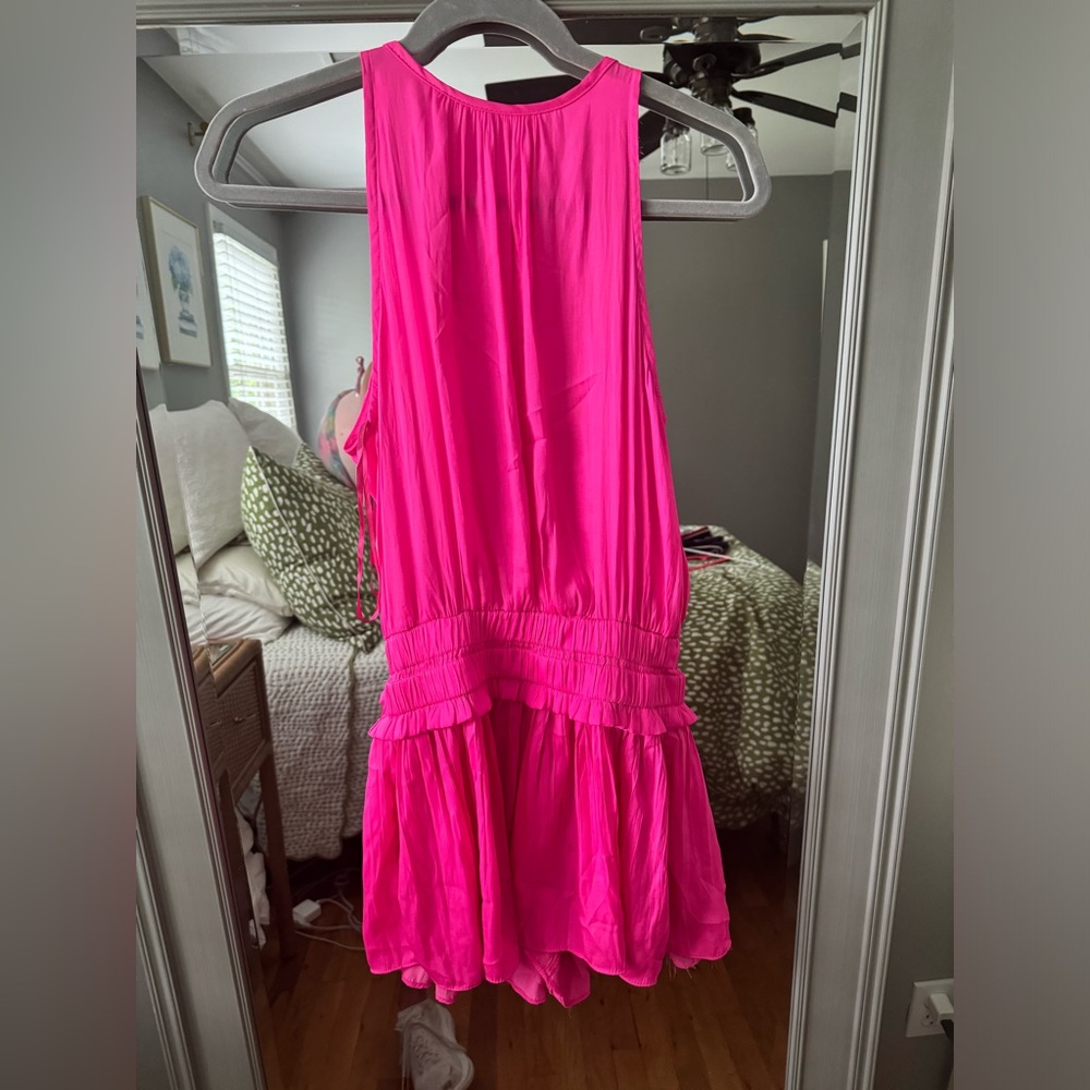DO + BE pink pleated dress